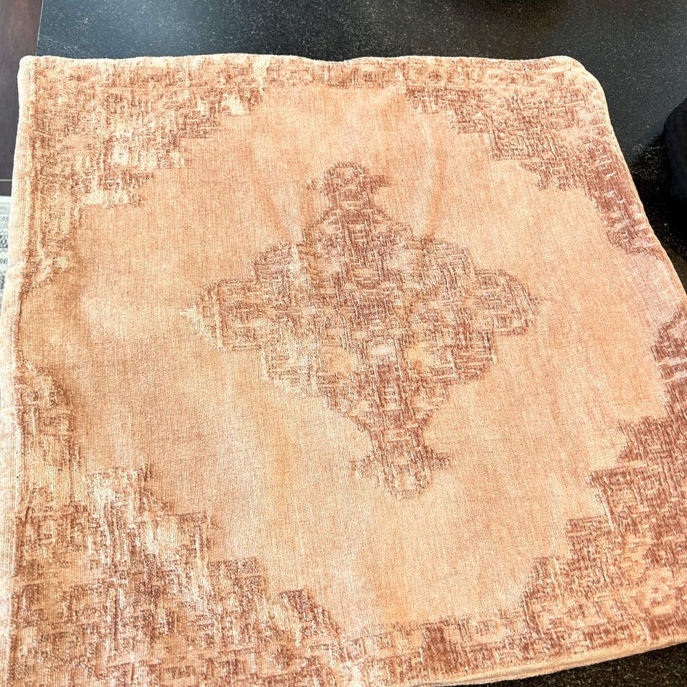 Set of two Pottery Barn pillow cover pink